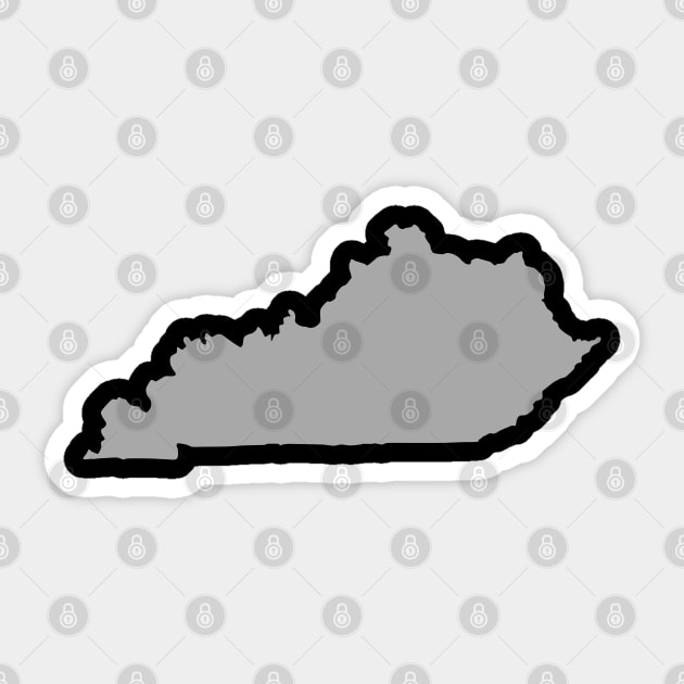 Kentucky Solid Sticker by ilrokery